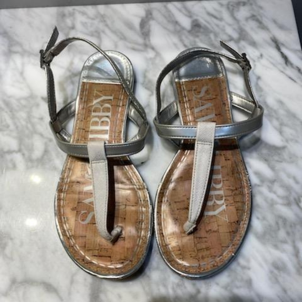 Sam & Libby silver sandals